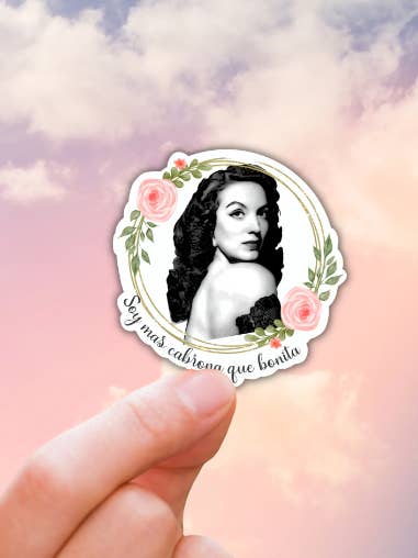 Soy mas cabrona que bonita latina water resistant sticker for wholesale by Lalatina Shop