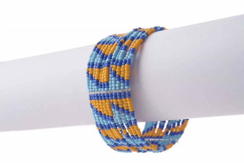BeadWORKS - Wholesale Beaded Bracelet - Elastic Bracelet (12-Strand)1