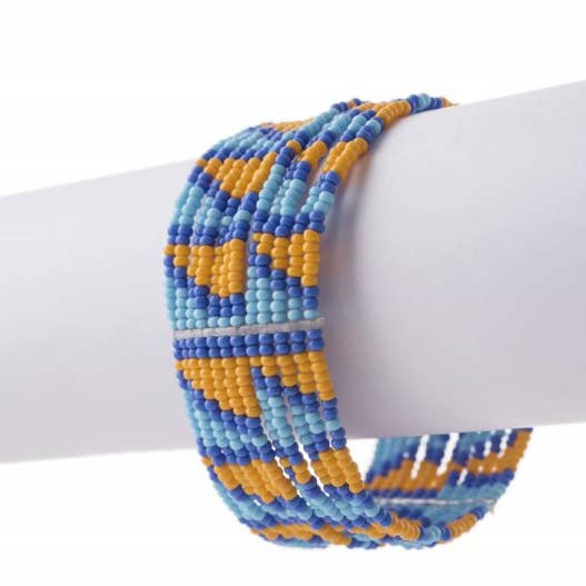 BeadWORKS - Wholesale Beaded Bracelet - Elastic Bracelet (12-Strand)1