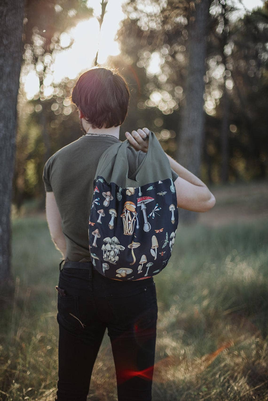 Costurero Real - Wholesale Tote Bag - Women's - Mushroom fabric bag cottagecore Forest Tote Witch totebag1