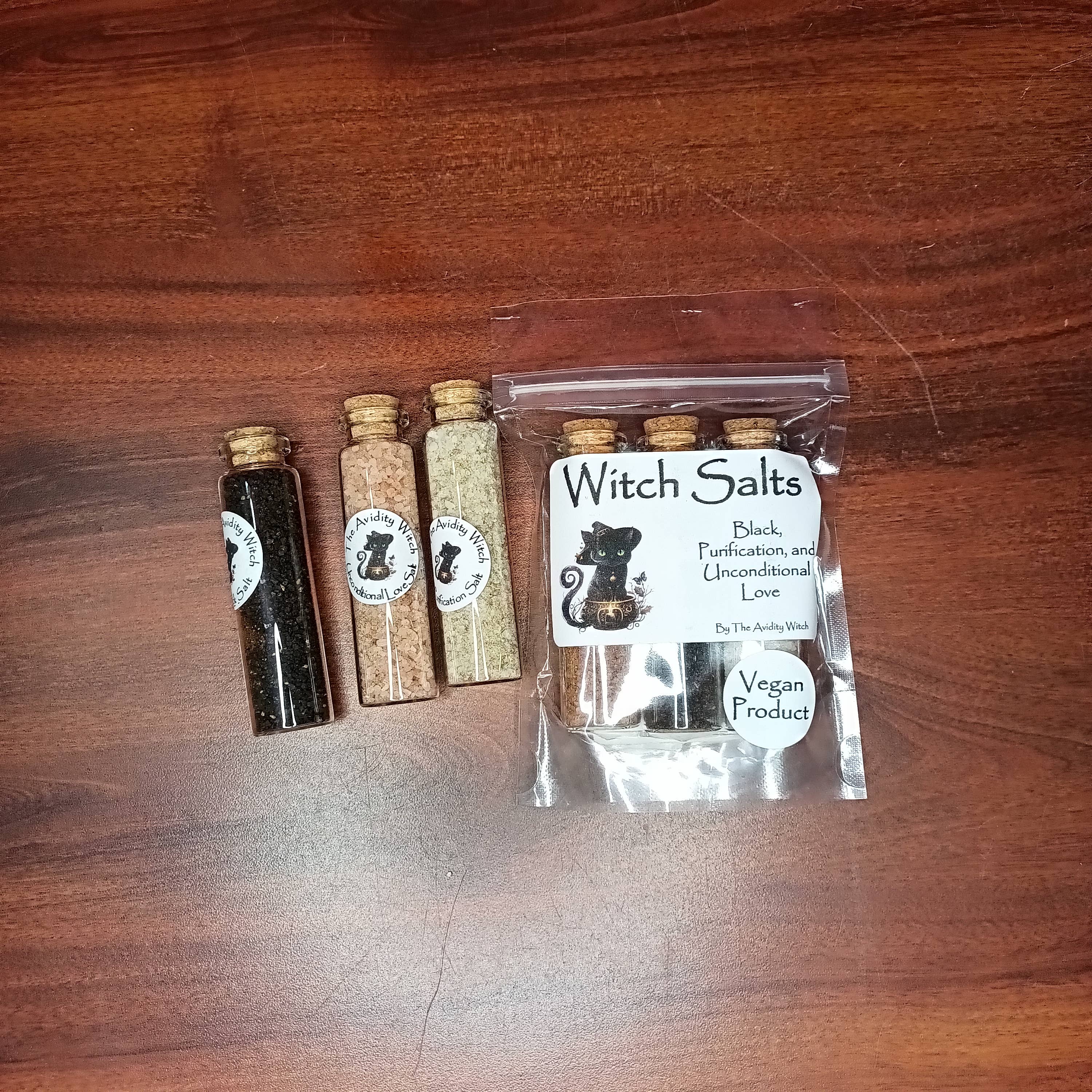 The Avidity Witch - Wholesale Meditation Supplies - Witch Salt Set15