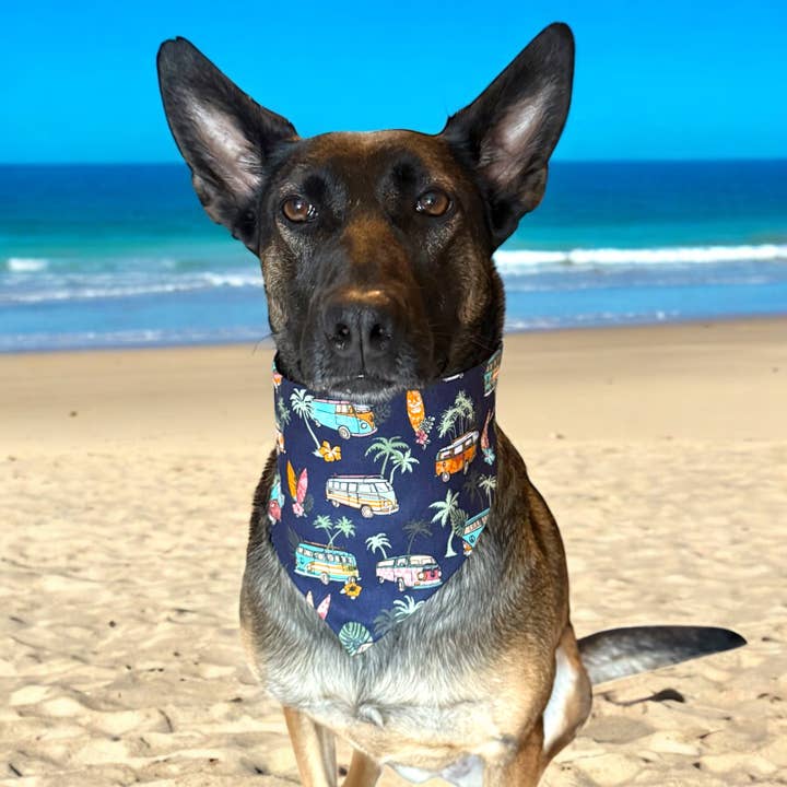 Campervan Pet Bandanas - 3 colours available - Dog Cat for wholesale by Storms Style