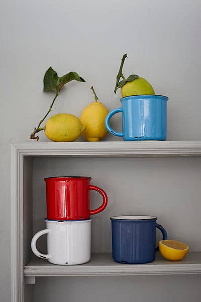 Canvas Home – Caneca por atacado – Conjunto de Chávenas de Café Espresso Tinware Collection, Conjunto Misto de 65