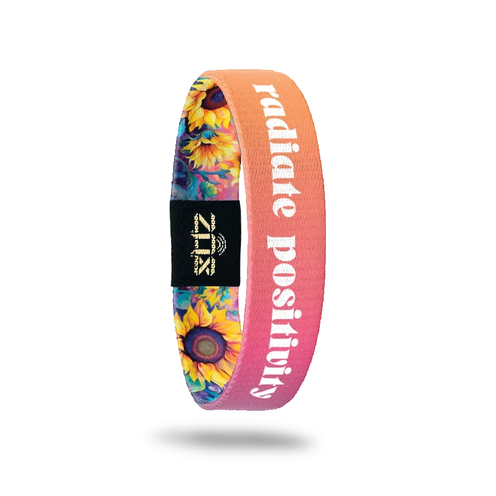 ZOX - Wholesale Woven/Braided Bracelet - Radiate Positivity Interactive Affirmation Bracelet1