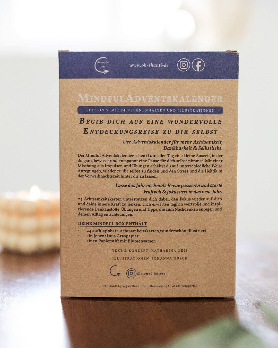Oh Shanti – Engroshandel Adventskalender – Mindful julekalender 20243