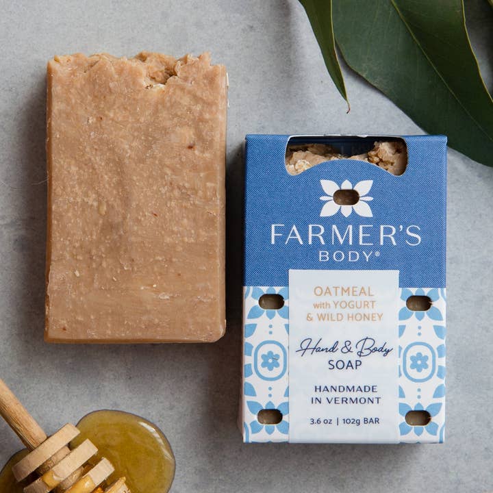 Farmer's Body - Wholesale Bar Soap - Oatmeal with Yogurt & Wild Honey Bar Soap0