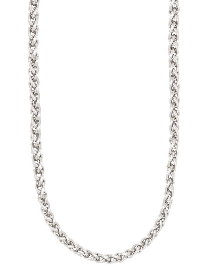 Versilberte 1,5 mm Weizenkette - SP für den Großhandel von Zoey Simmons