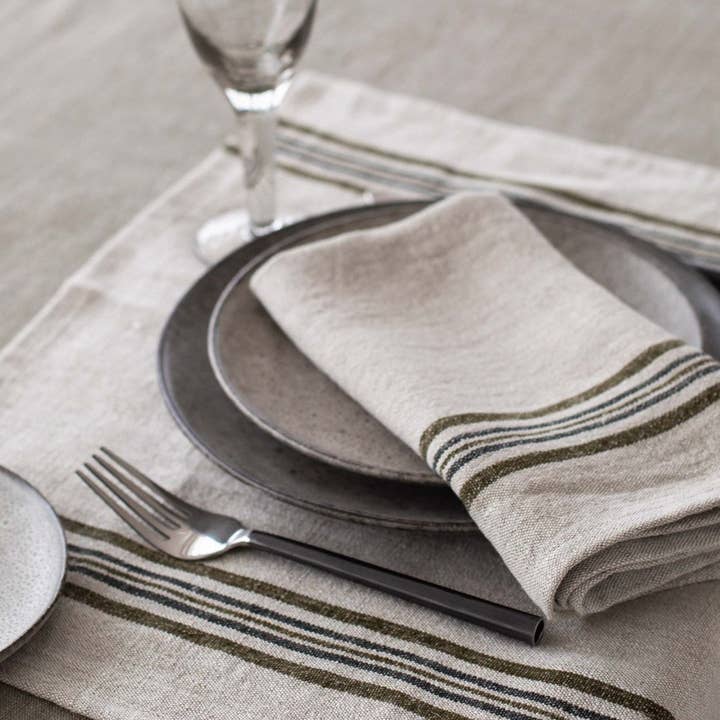 Tell Me More - Wholesale Dinner & Cloth Napkin - Astrid napkin - 100% linen9