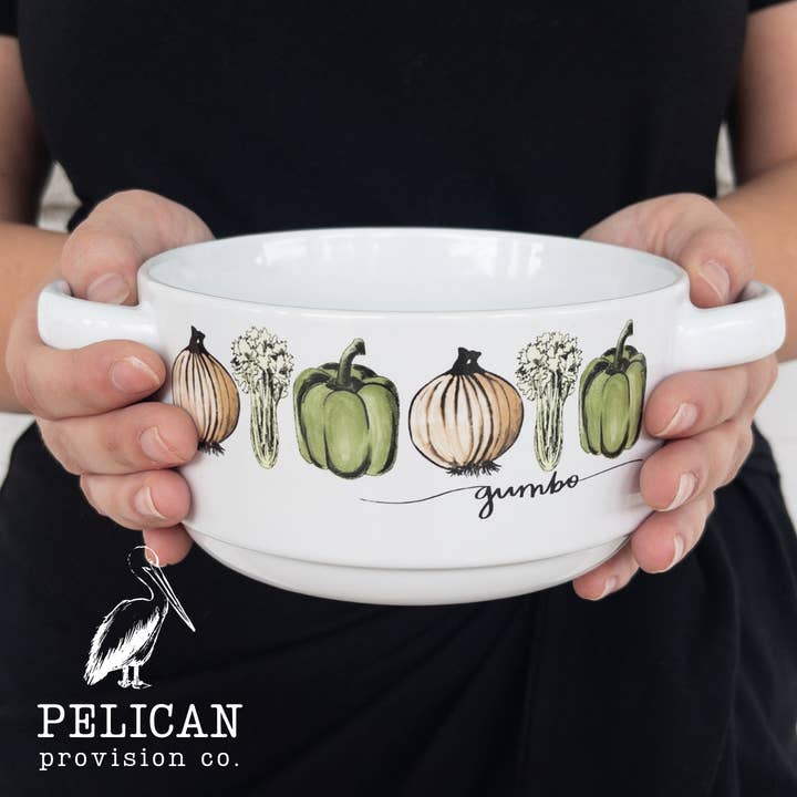 Holy Trinity Cajun Gumbo Bowl for wholesale by Pelican Provision Co.