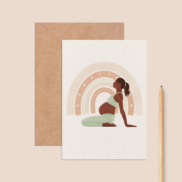 Babybump • Inklusive födelsekort A6 för wholesale av VictoriaSlowDesign