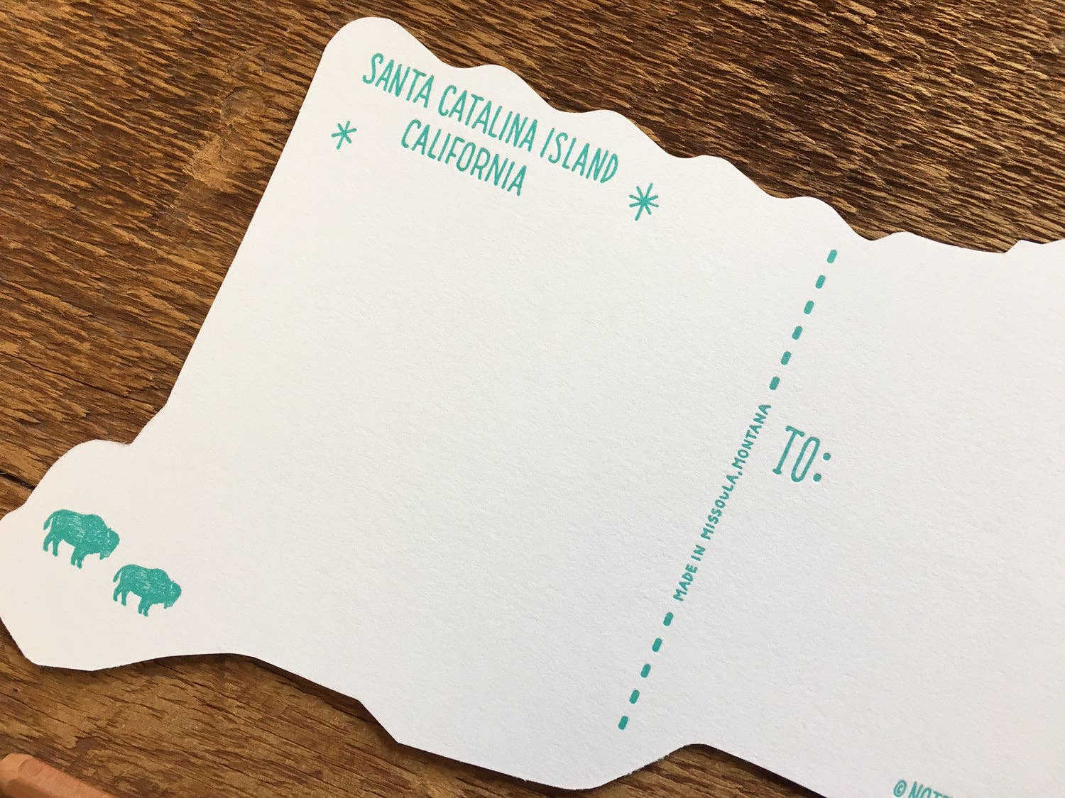 Noteworthy Paper & Press - Vente Cartes postales - Carte postale de l'île Catalina5
