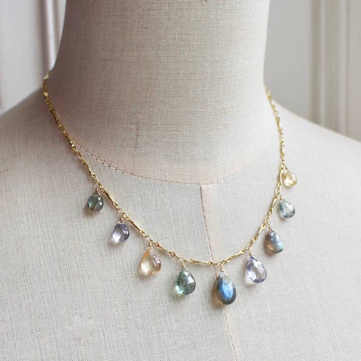 a.v. max - Wholesale Pendant/Charm Necklace - Large Teardrop Neck|5 color options17