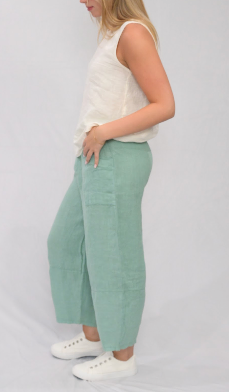Merci Marie - Wholesale Pants - Women's - Linen Barrel Pants24