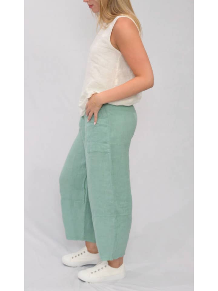 Merci Marie - Wholesale Pants - Women's - Linen Barrel Pants24