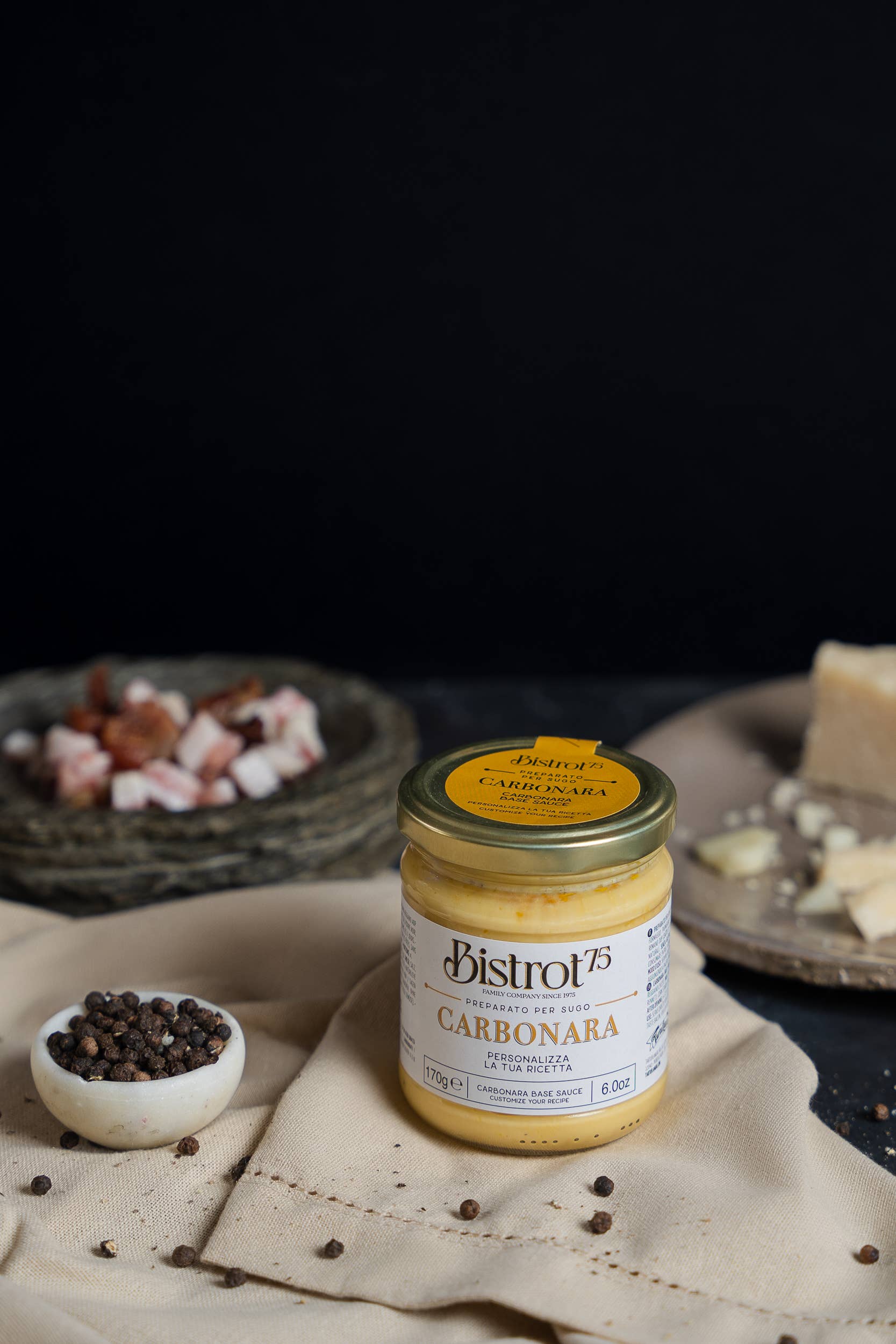 TartufLanghe - Wholesale Pasta Sauce - Authentic Italian Carbonara Base – 5.99 oz3