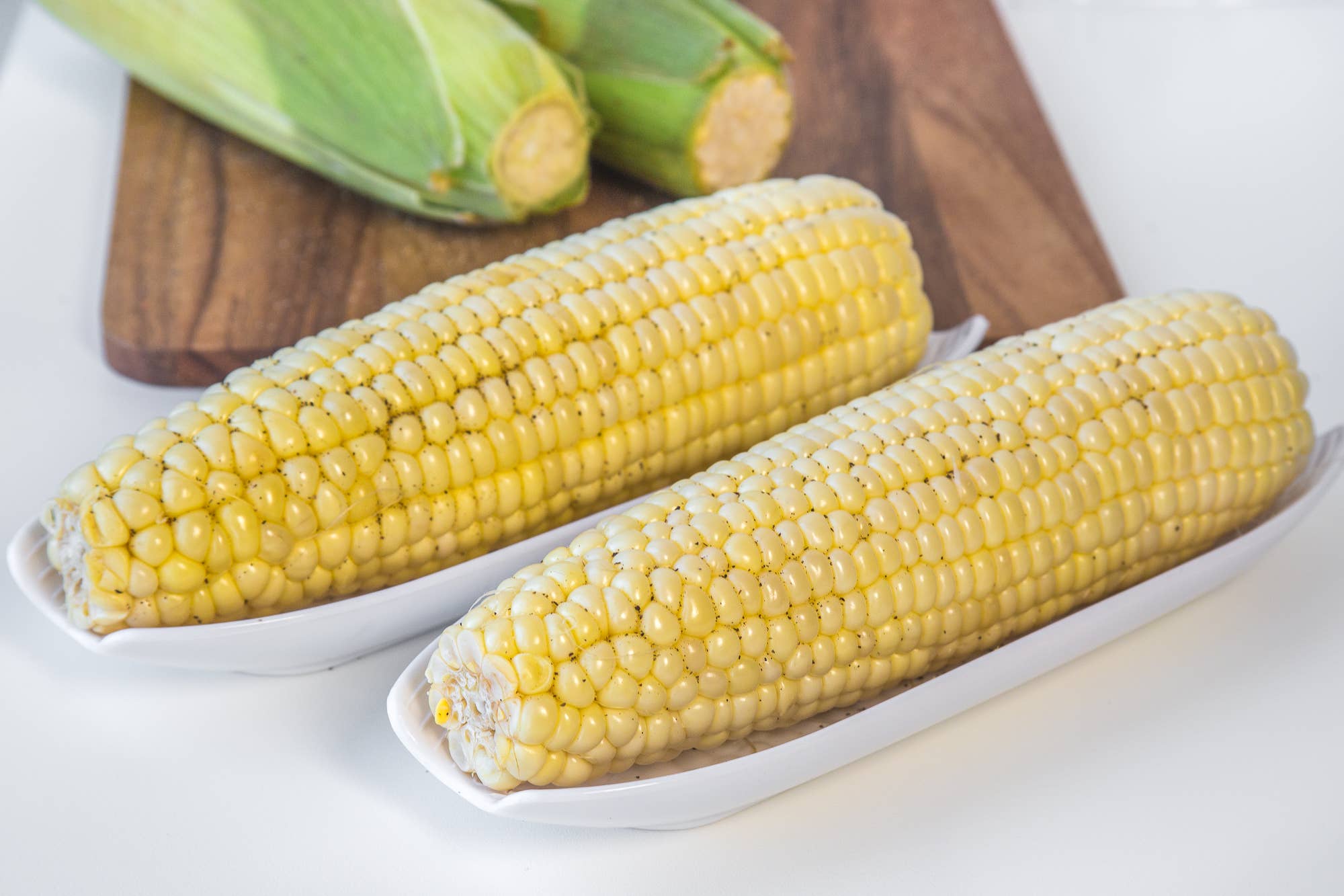 Fox Run Brands - Vendita all'ingrosso Vassoi da portata - Fox Run Corn on the Cob, set di 2 piatti, 7,6 x 21,5 cm2