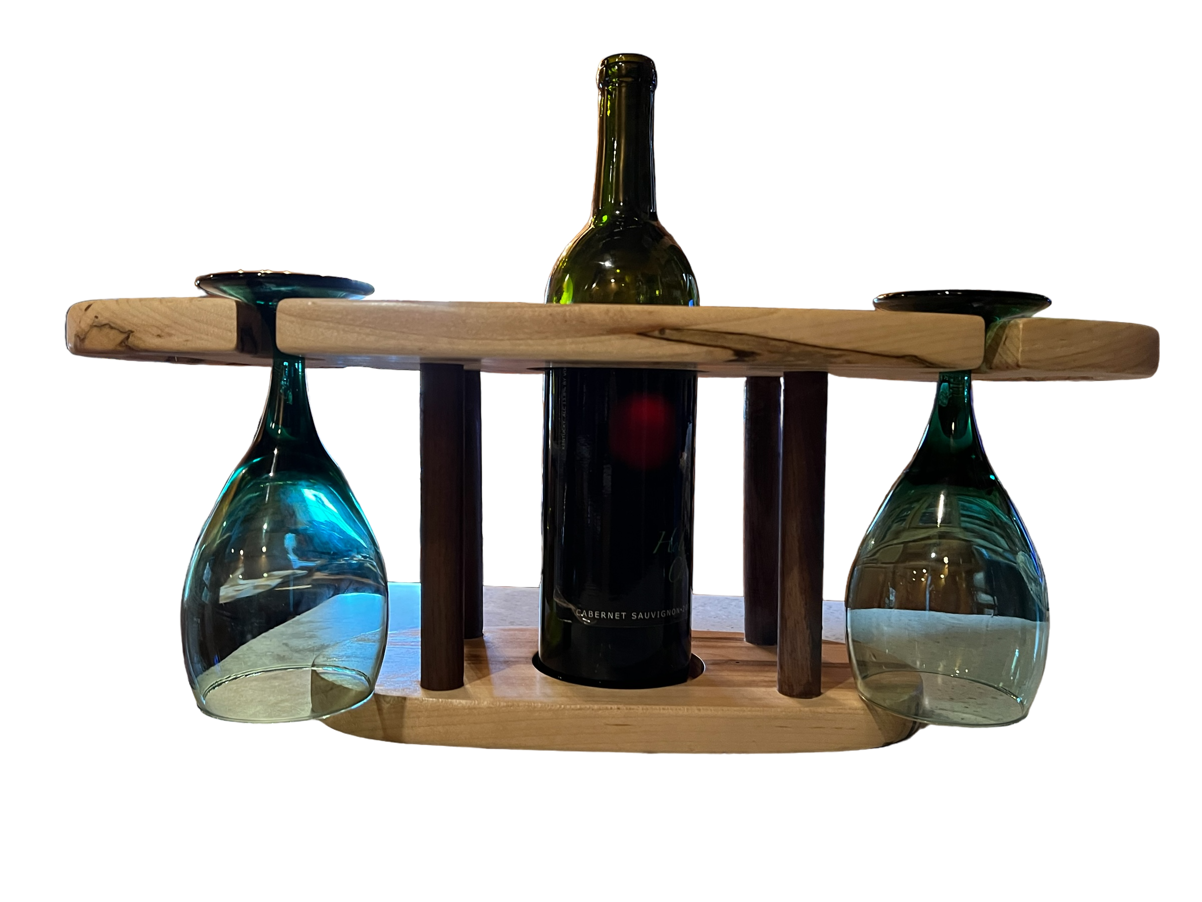 TG Designs - Wholesale Bottle Rack/Holder - Wine Bottle and Glass Caddy2