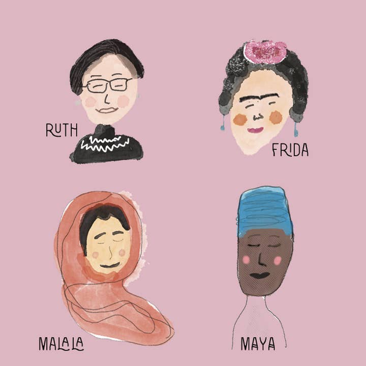 Ladies Gift Wrap Wrapping Paper Roll for wholesale by Fuzzy Whale Paper Co