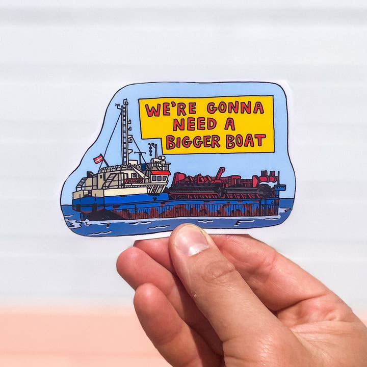 Neighbourhood Press - Wholesale Sticker - Bigger Boat Sticker1