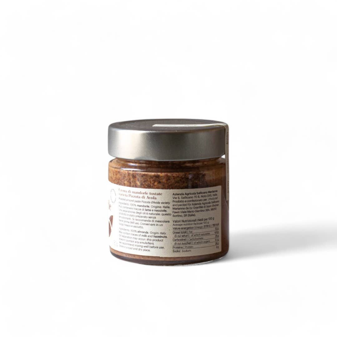 Boniviri BCorp - Wholesale Nut Butter - Crunchy Cream of Toasted Pizzuta di Avola Almonds1
