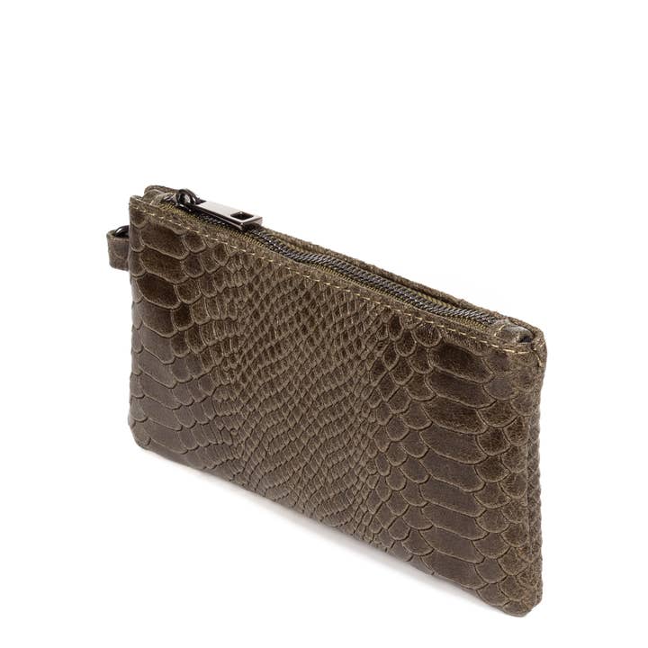 FIRENZE ARTEGIANI - Wholesale Clutch Bag - Women's - Fiorella Women's Handbag. Genuine Leather Suede Engraved6