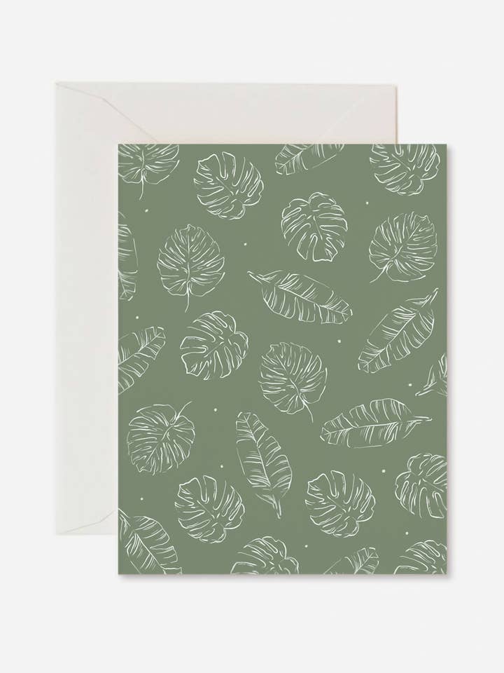 Tarjeta Tropical Palms para venta al por mayor de Laura Bennett Design