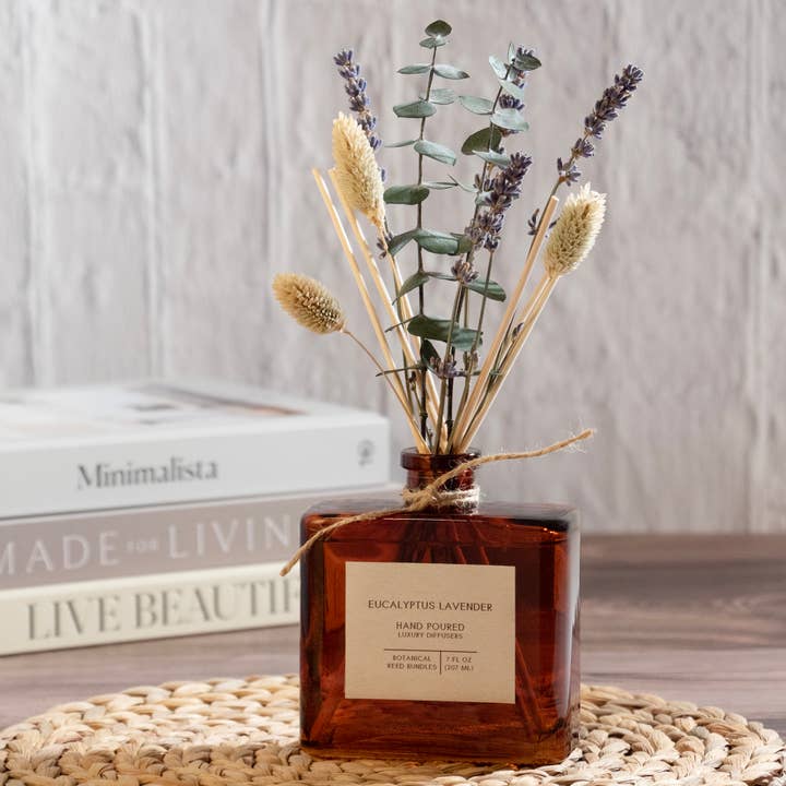 Andaluca - Wholesale Reed Diffuser - Eucalyptus Lavender Bouquet Reed Bundle Fragrance Diffuser0