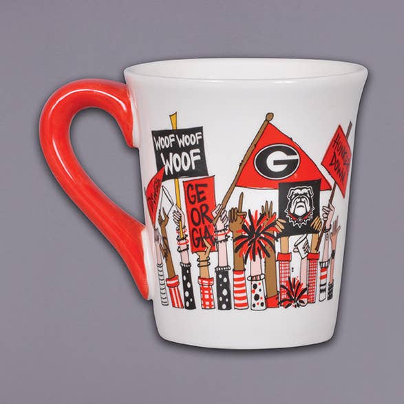 UGA Cheer Mug for wholesale by MAGNOLIA LANE