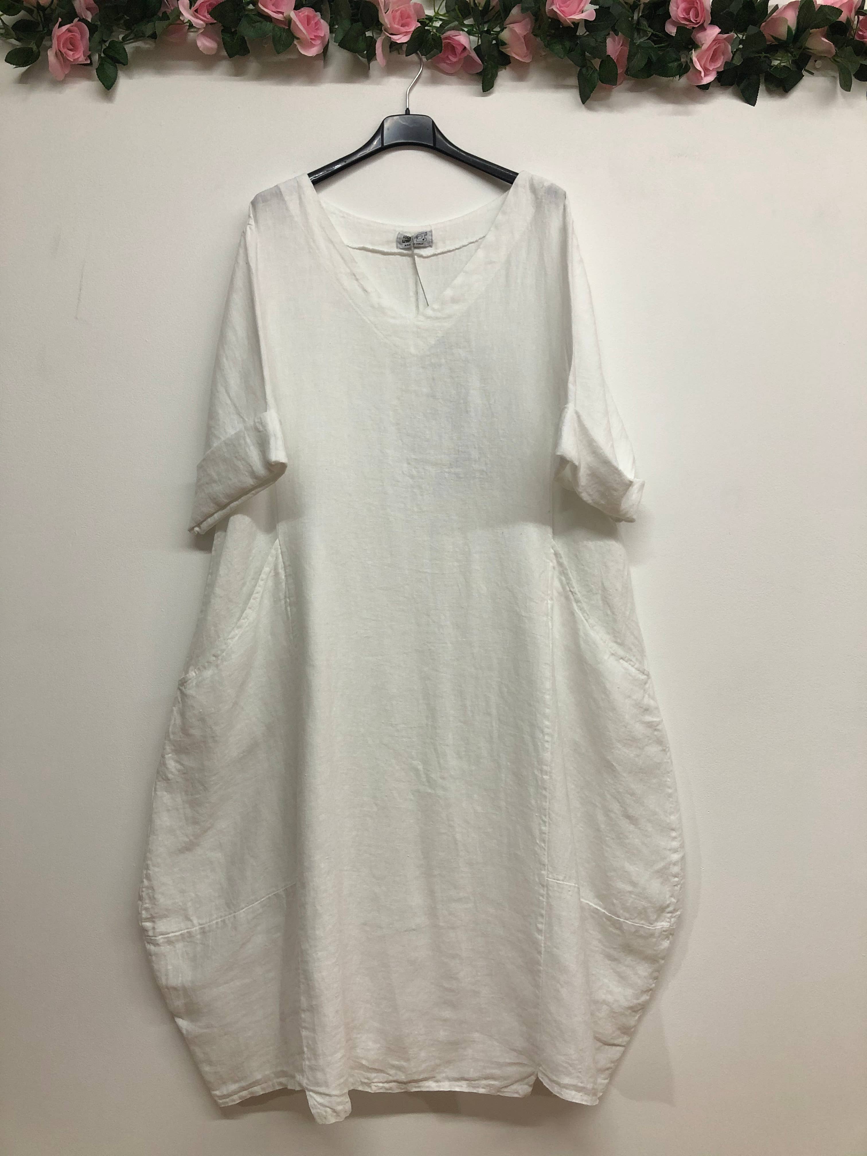 LINEN & COTTON HOUSE – wholesale Dress – Women's – 277 DRESS IN LINEN SPRING SUMMER CLOTHING18