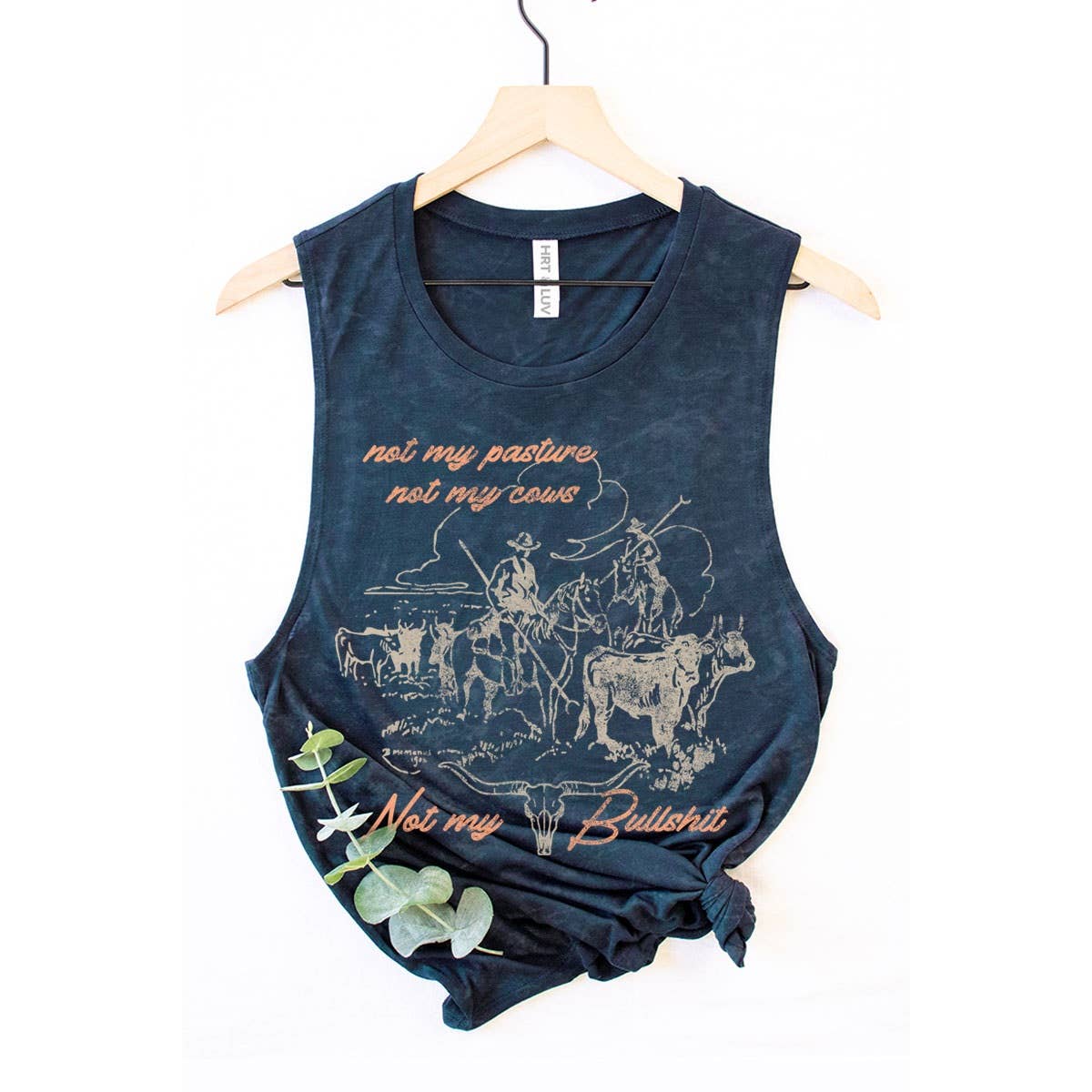 HRTandLUV - Wholesale Tank Top - Women's - NOT MY BULLSHIT MINERAL GRAPHIC TANK TOP2