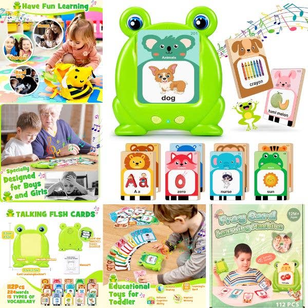 Electronic Learning Machine - STEM Learn - Frog - Talk Music for wholesale by St. Louis Wholesale LLC