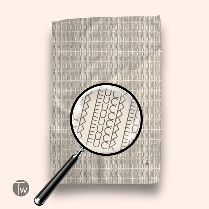 Sandy Shores Illusion Tea Towel for wholesale by Twisted Wares