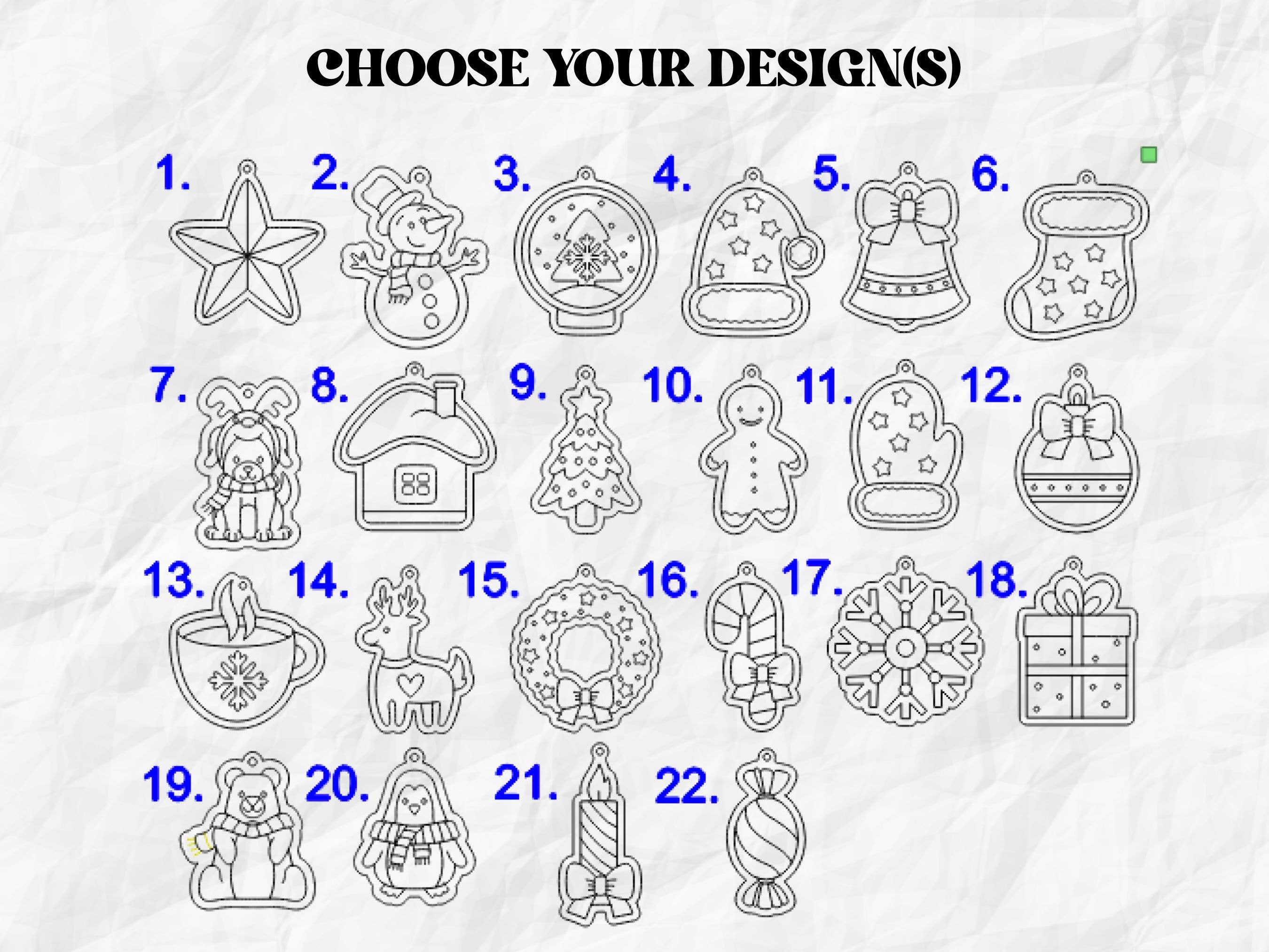 Nicole Letters - Wholesale DIY Craft Kit - DIY Christmas Ornaments1