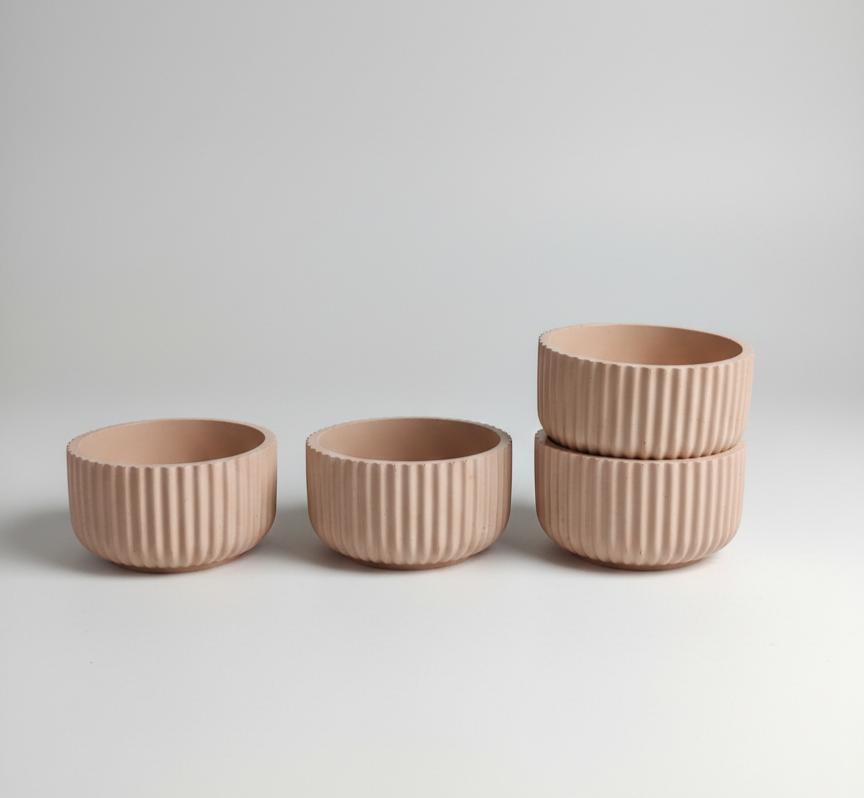 Interstellaire Créations – wholesale Candle holder – Simple empty container for candle, mineral resin pot6