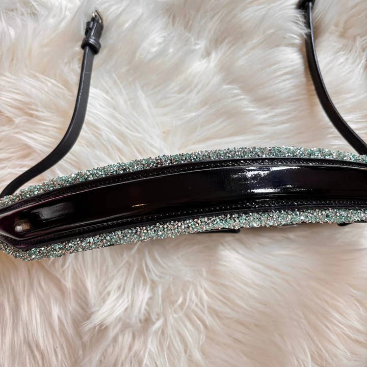 CR Harmonyequestrian - Wholesale Horseback Riding Gear - Noseband Mint Crystal2