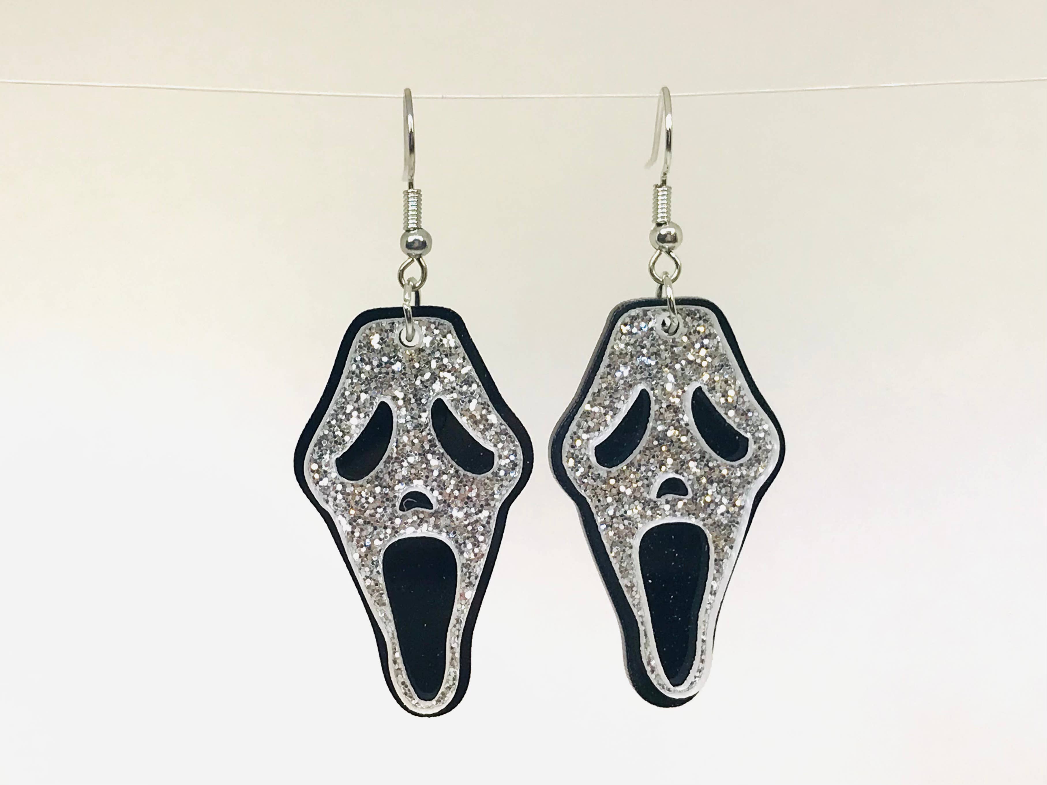 SimpleNGreat - Venta al por mayor Pendientes colgantes - Pendientes Screaming Ghost, regalo de terror de Halloween0