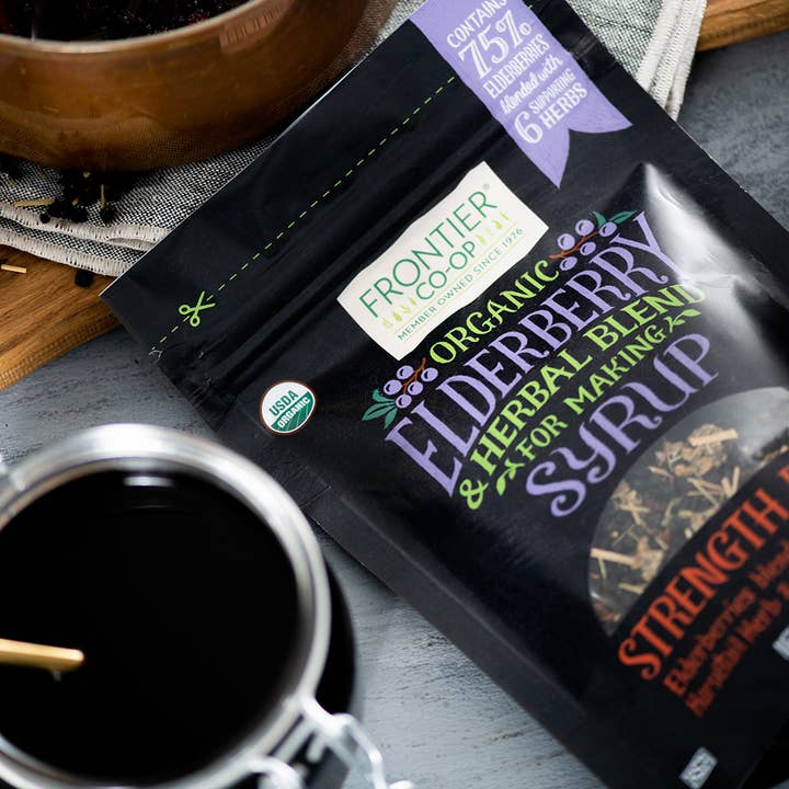 Frontier Co-op - Wholesale Oral Supplement/Vitamin - Frontier Co-op Elderberry & Herbal Blend, Certified Organic2