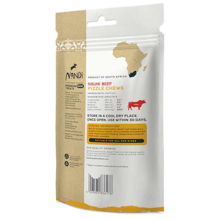 Nandi of Africa - Premium Pet Treats - Wholesale Pet Treats - Dog - Nandi Nguni Beef Tendons1