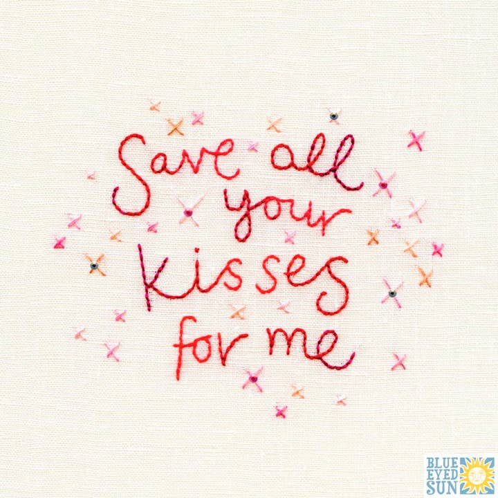 Save your Kisses - Pin Cushion for wholesale by Blue Eyed Sun