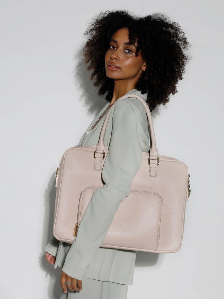 Multi-way Laptop Bag - Blush Pink for wholesale by Stackers