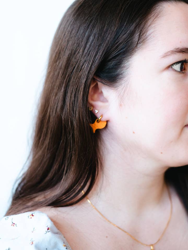 Goldfish Charm Earrings for wholesale by Tori's Trinkets