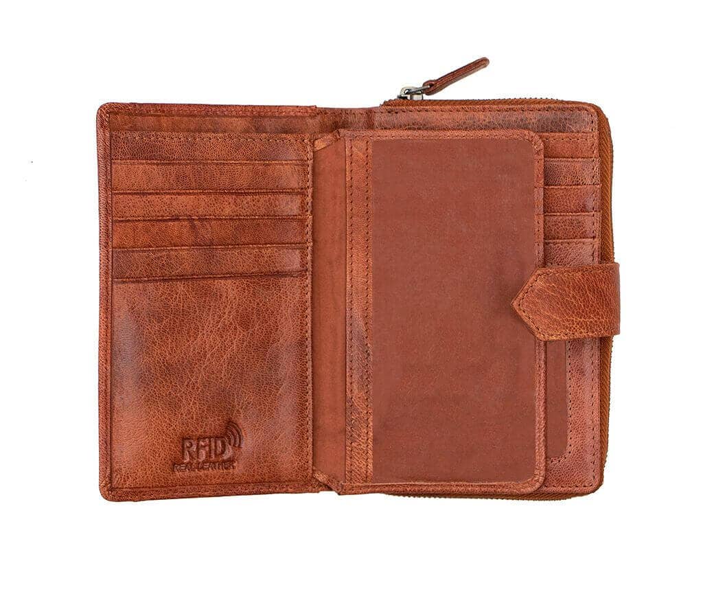 PRIMEHIDE - Wholesale Wallet - Women's - Arizona Leather Bifold Purse - 360227