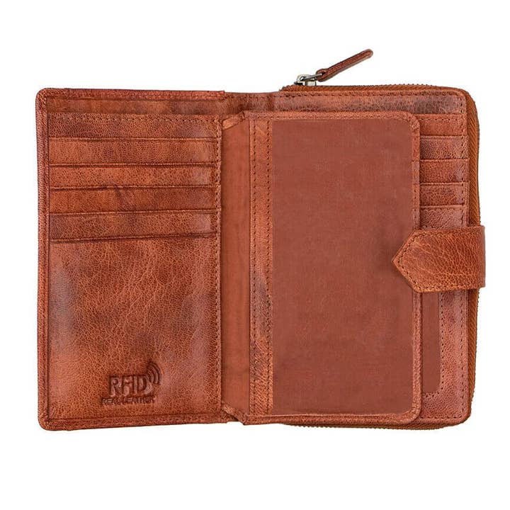 PRIMEHIDE - Wholesale Wallet - Women's - Arizona Leather Bifold Purse - 360227