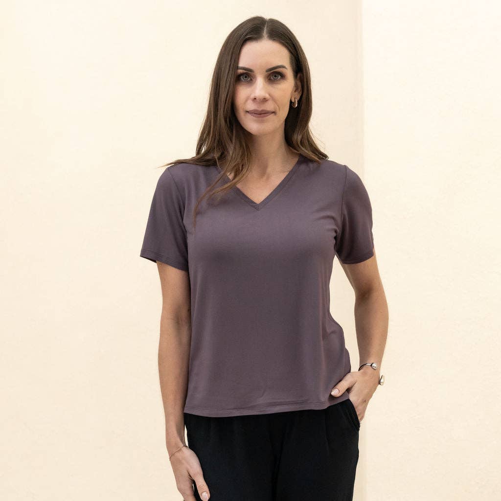 Encircled - Wholesale T-Shirt - Women's - The Going Places V-Neck Tee0