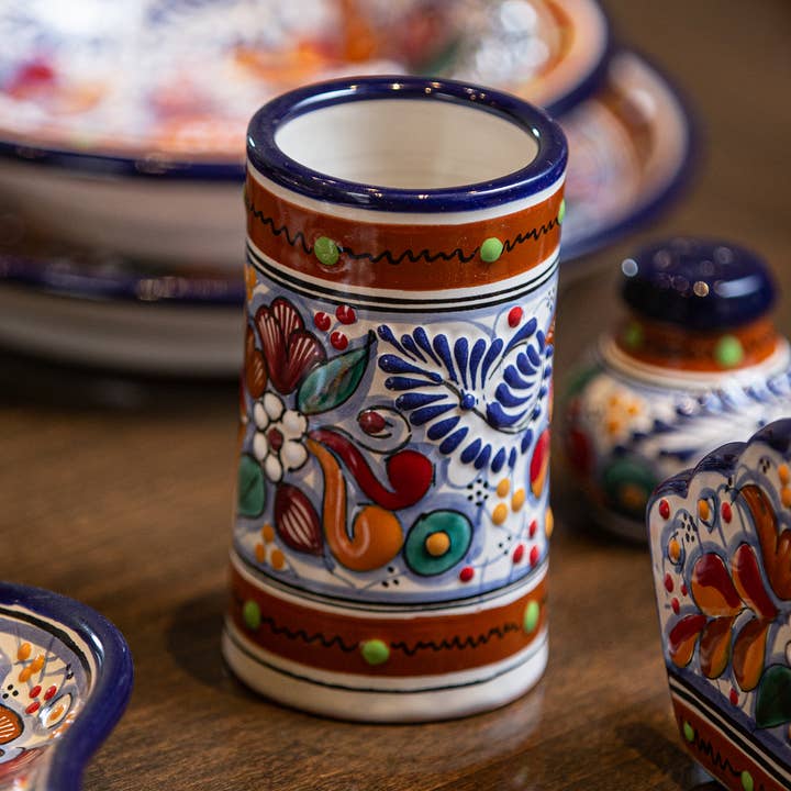 Colorful Talavera Cup – Hand-Painted Mexican Ceramic for wholesale by Clayvera
