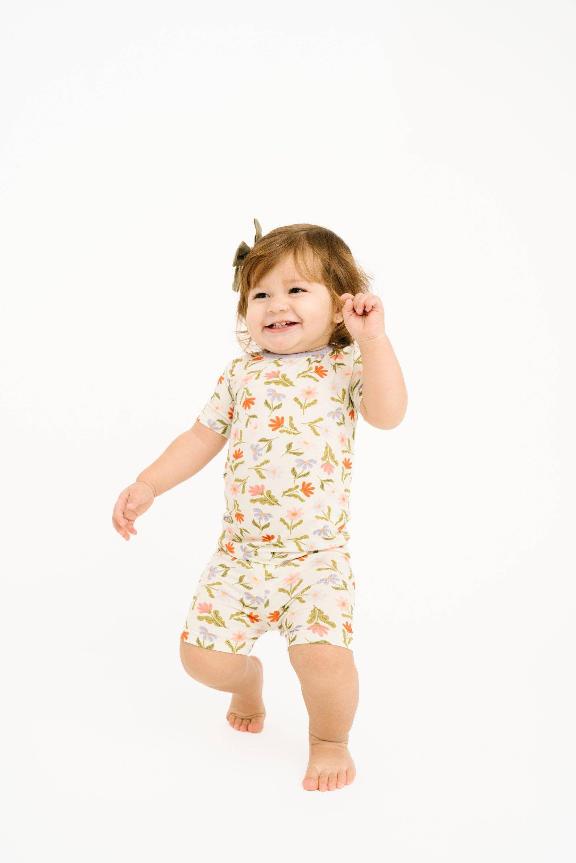 Little One Shop - Wholesale Top & Short Set - Kids - Daisy Daydream Bamboo Shorts Set7