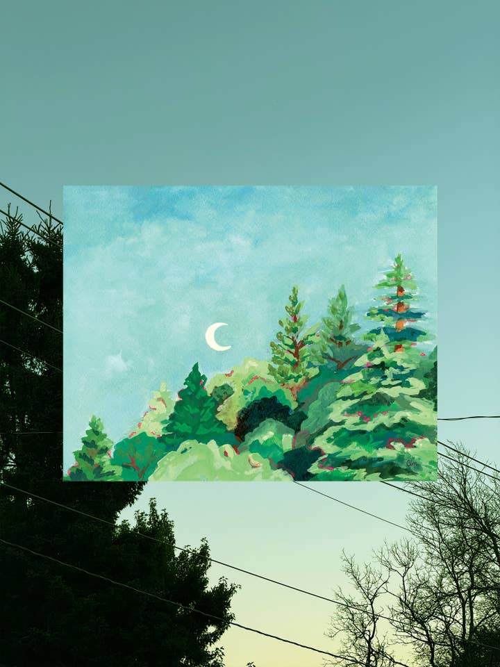 Ik zie de maan | 8x10 Print voor wholesale door Everyday Antonia Mae