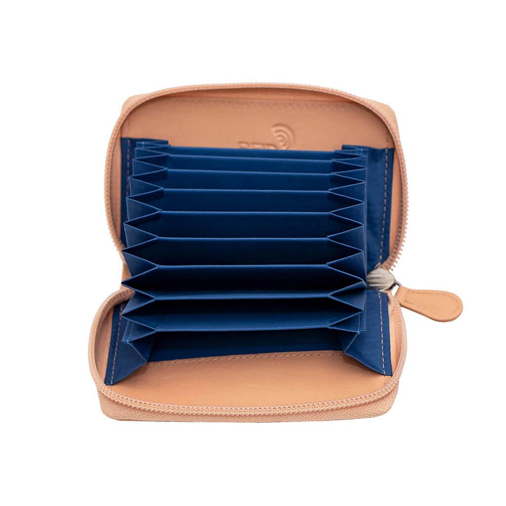 PRIMEHIDE - Wholesale Card Holder - Unisex - Concertina Leather RFID Credit Card Holder - 78032