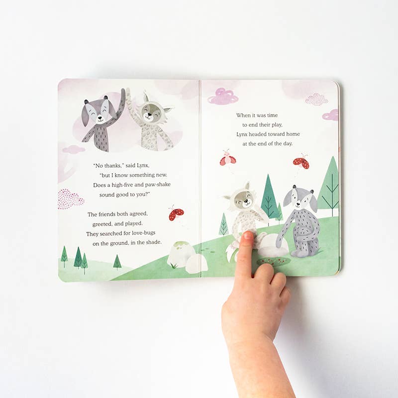 Slumberkins Inc. - Wholesale Stuffed/Plush Toy - Kids & Baby - Lynx's Self Expression Plush Snuggler Set - with 2 books!8