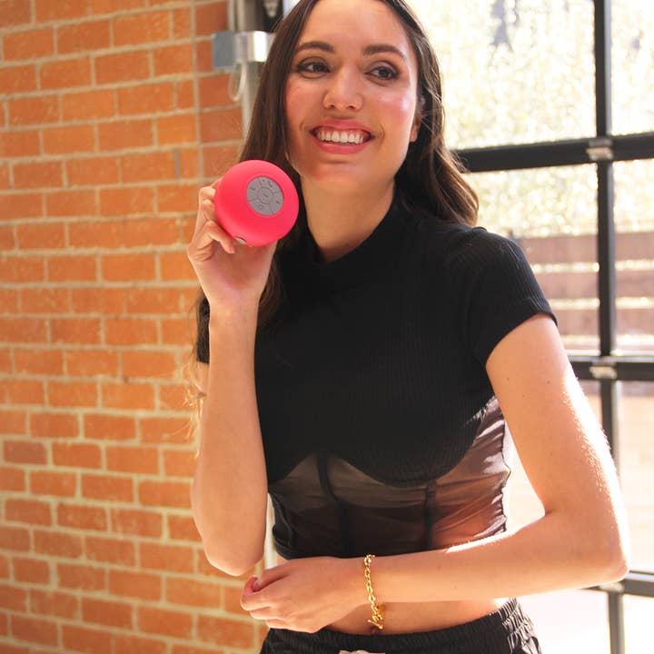 Savoy Active - Venta al por mayor Altavoces - Altavoz Bluetooth para ducha, color rojo/rosa5